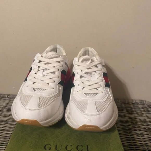 Gucci Rhyton White Sneakers size 10  ( EU 44 ) main image 4